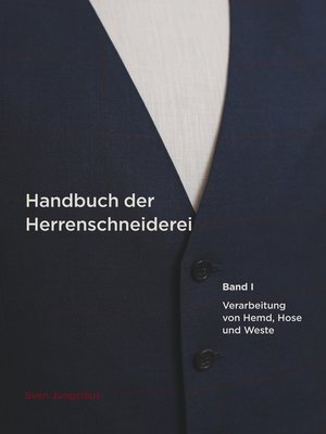 cover image of Handbuch der Herrenschneiderei, Band 1